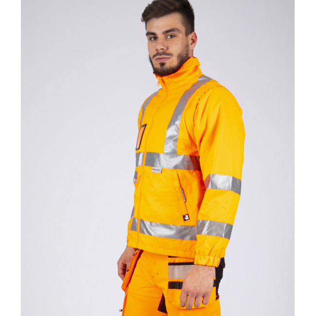 PARKA DE TRAVAIL HAUTE VISIBILITÉ WELLINGTON ORANGE FLUO - Nine Worths by North Ways