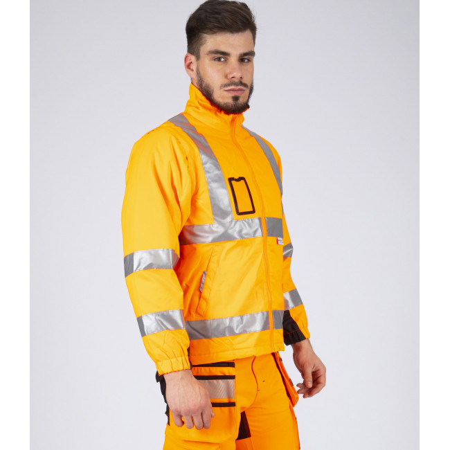 PARKA DE TRAVAIL HAUTE VISIBILITÉ WELLINGTON ORANGE FLUO - Nine Worths by North Ways