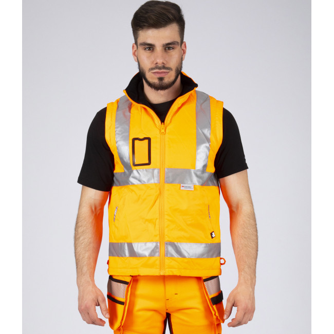 WERKPARKA HOGE ZICHTBAARHEID WELLINGTON FLUOR ORANJE - Nine Worths by North Ways