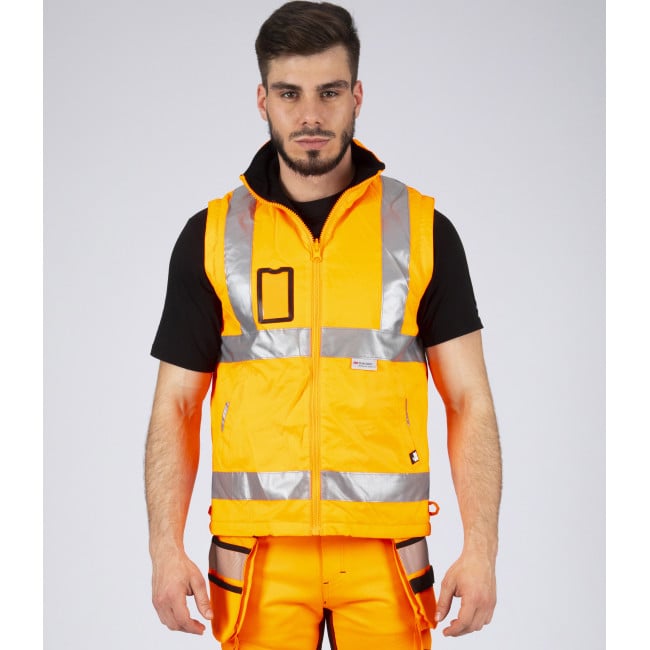 PARKA DE TRAVAIL HAUTE VISIBILITÉ WELLINGTON ORANGE FLUO - Nine Worths by North Ways