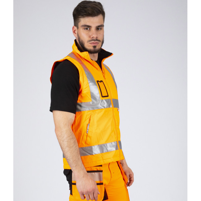 PARKA DE TRAVAIL HAUTE VISIBILITÉ WELLINGTON ORANGE FLUO - Nine Worths by North Ways