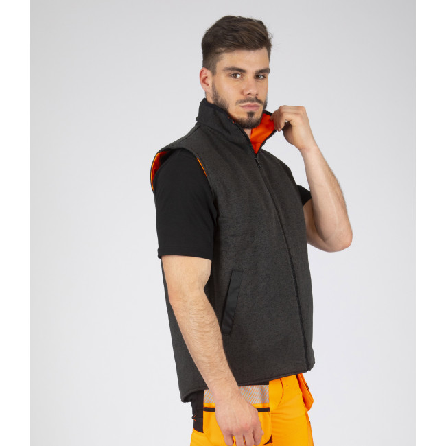 HOCHSICHTBARE ARBEITSPARKA WELLINGTON NEON-ORANGE - Nine Worths by North Ways