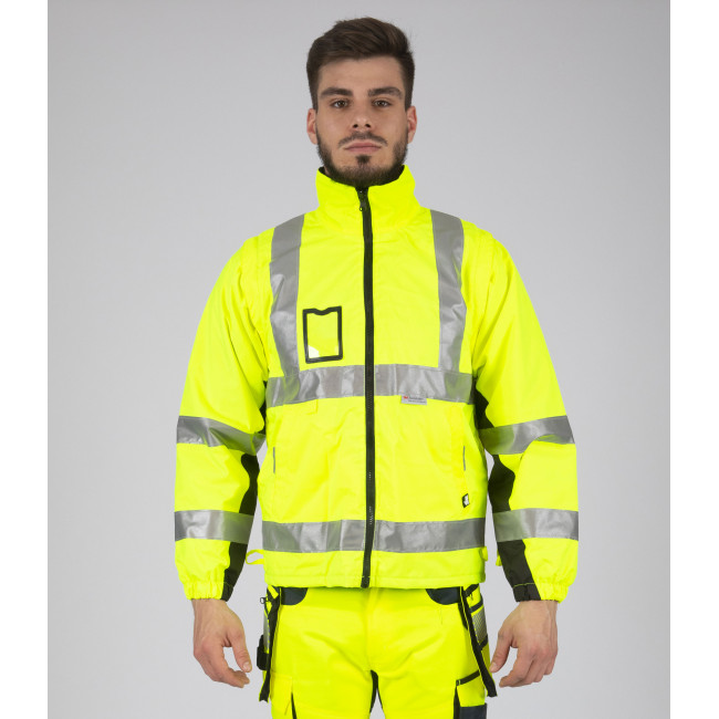 PARKA DE TRAVAIL HAUTE VISIBILITÉ WELLINGTON JAUNE FLUO - Nine Worths by North Ways