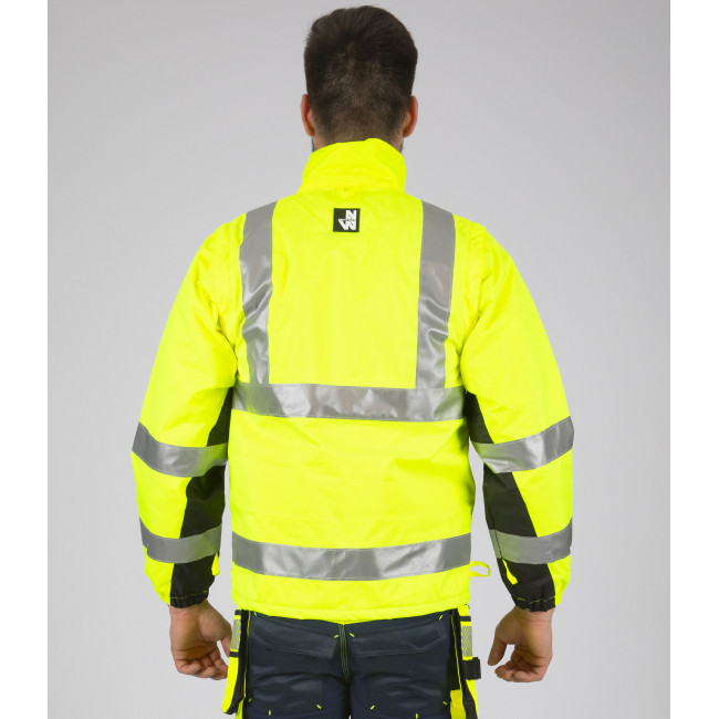 PARKA DE TRAVAIL HAUTE VISIBILITÉ WELLINGTON JAUNE FLUO - Nine Worths by North Ways