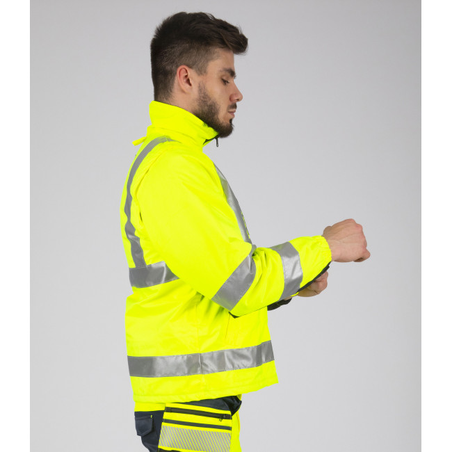 WERKPARKA HOGE ZICHTBAARHEID WELLINGTON FLUOR GEEL - Nine Worths by North Ways