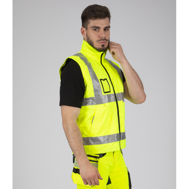 PARKA DE TRAVAIL HAUTE VISIBILITÉ WELLINGTON JAUNE FLUO - Nine Worths by North Ways