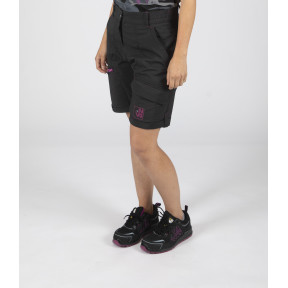 Bermuda de travail femme Sharon noir/fushia - Nine Worths by North Ways