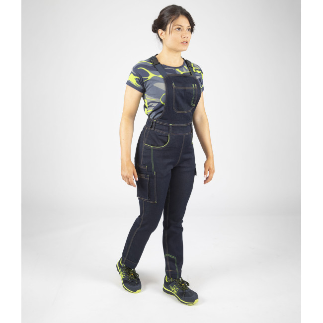 Salopette de travail femme Manea Raw jean - Nine Worths by North Ways