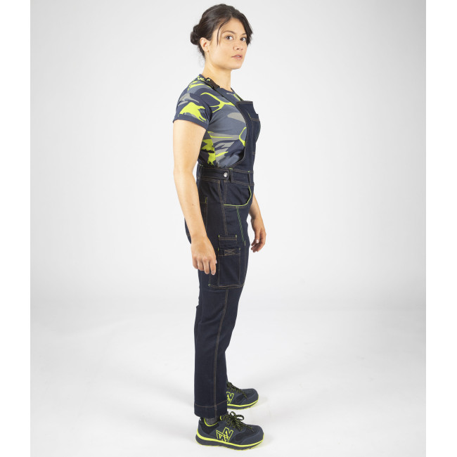 Damen-Arbeitslatzhose Manea Raw Jeans - Nine Worths by North Ways