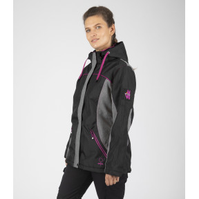 Parka de travail Flavie noir fushia - North Ways