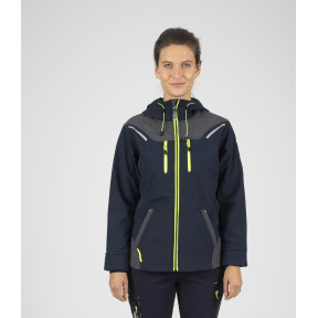 Blouson Florence Marine et jaune fluo - Nine Worths by North Ways