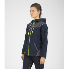 Blouson Florence Marine et jaune fluo - Nine Worths by North Ways