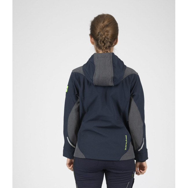 Blouson Florence Marine et jaune fluo - Nine Worths by North Ways
