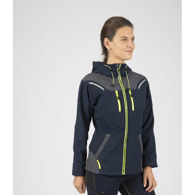 Blouson Florence Marine et jaune fluo - Nine Worths by North Ways