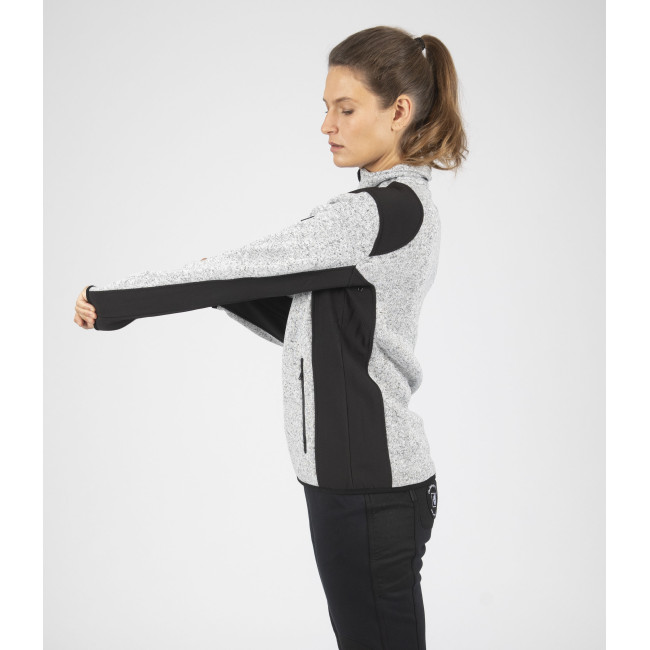 WERKJAS DAMES LOUISE LICHTGRIJS GEMÊLEERD - Nine Worths by North Ways