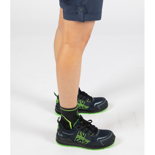 Chaussures de sécurité Perec S1P SRC marine/jaune fluo - Nine Worths by North Ways