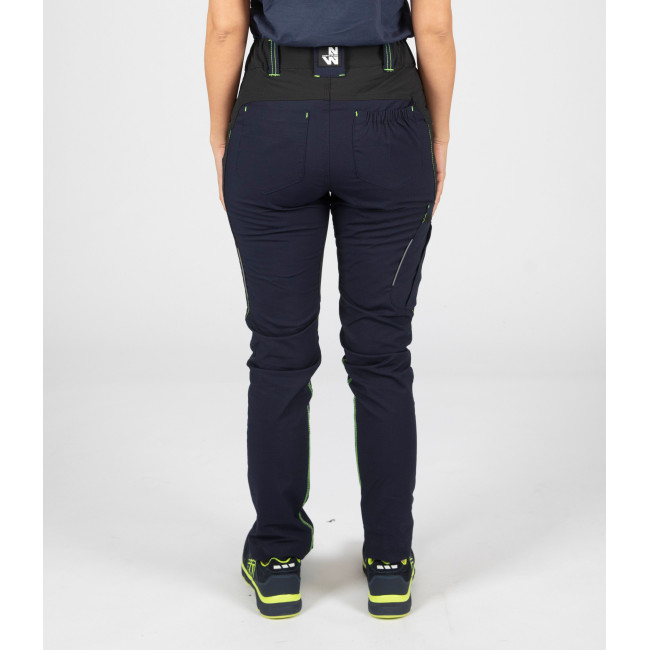 WERKBROEK LUCIE MARINEBLAUW / ZWART - Nine Worths by North Ways