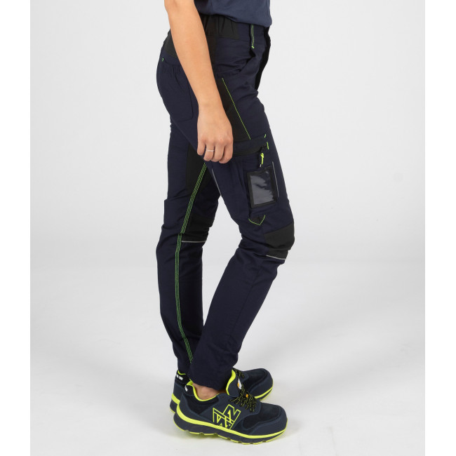WERKBROEK LUCIE MARINEBLAUW / ZWART - Nine Worths by North Ways