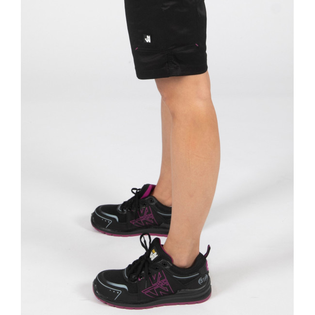 Chaussures de sécurité Perec S1P SRC noir/fushia - Nine Worths by North Ways