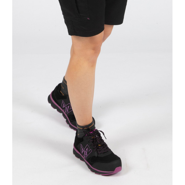 Lage veiligheidsschoenen Shelly S3 SRC zwart/fuchsia - Nine Worths by North Ways