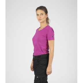 T-SHIRT MANCHES COURTES DE TRAVAIL ROMANE FUSHIA - Nine Worths by North Ways