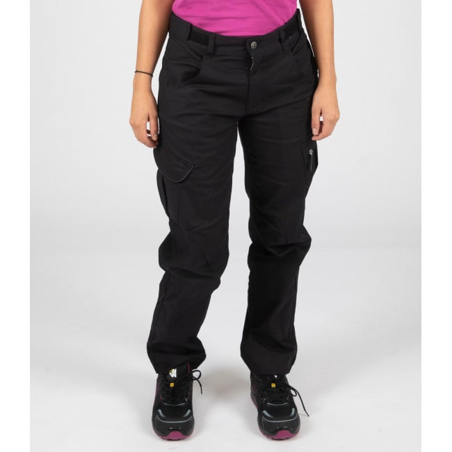 PANTALON DE TRAVAIL FEMME CAMILLE NOIR - Nine Worths by North Ways