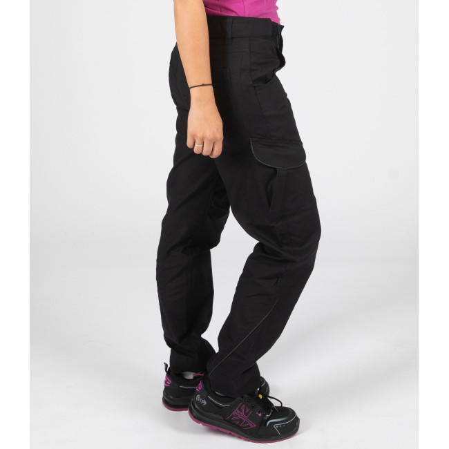 WERKBROEK VOOR VROUWEN CAMILLE ZWART - Nine Worths by North Ways