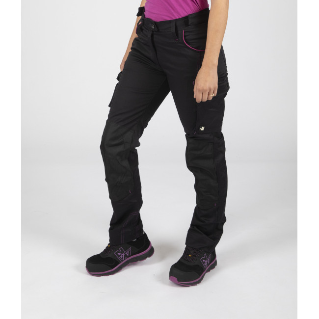 Pantalon de travail multipoches pour femme Eden noir - North Ways