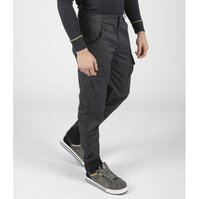 PANTALON DE TRAVAIL ANTRAS GRISETNOIR - Nine Worths by North Ways