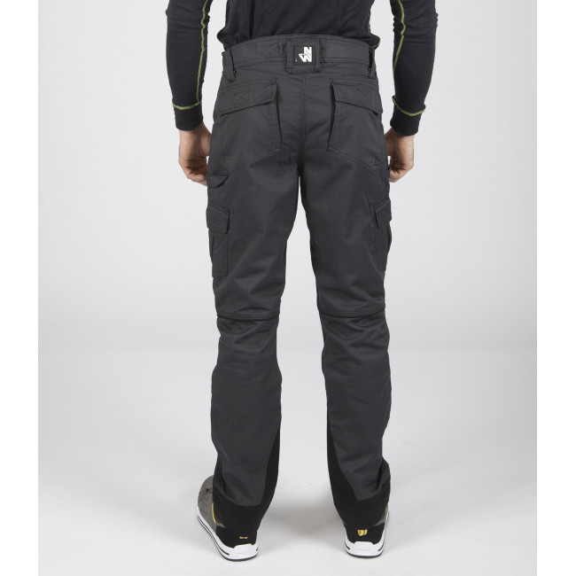 WERKBROEK ANTRAS GRIJS EN ZWART - Nine Worths by North Ways
