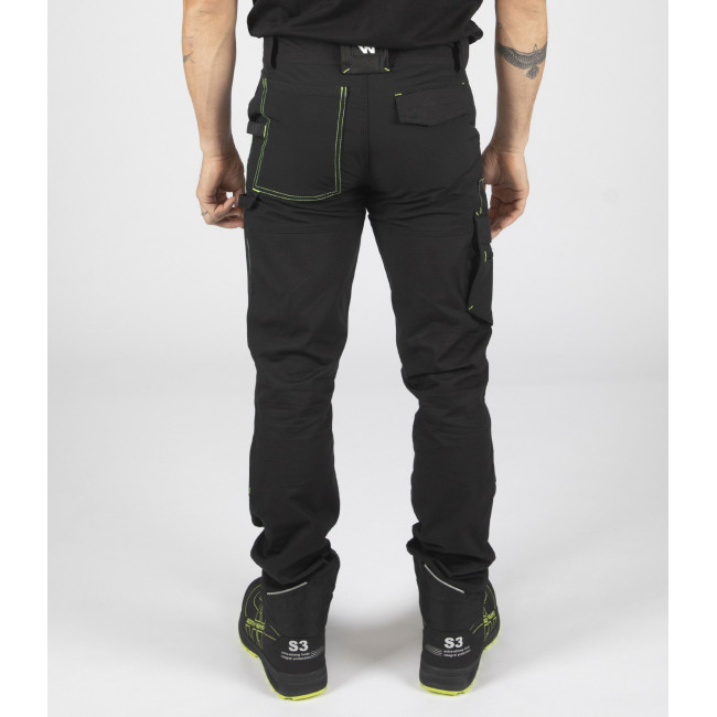 PANTALON DE TRAVAIL BILL NOIR - Nine Worths by North Ways