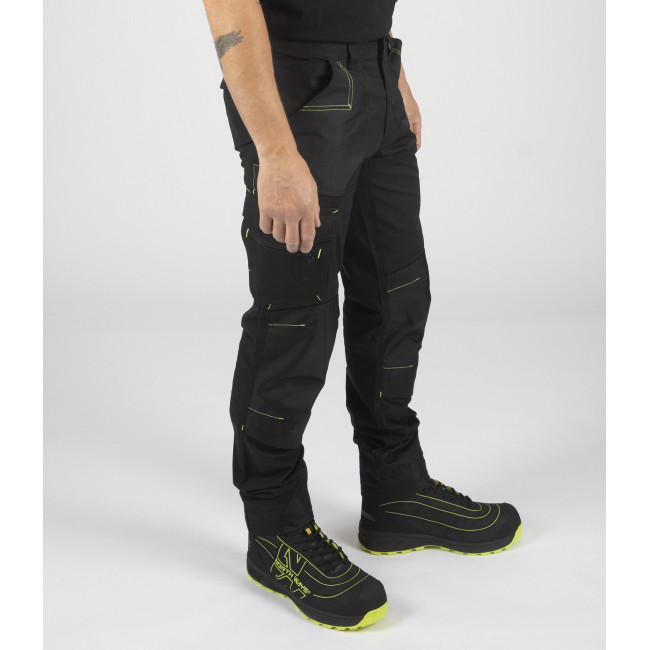 PANTALON DE TRAVAIL BILL NOIR - Nine Worths by North Ways