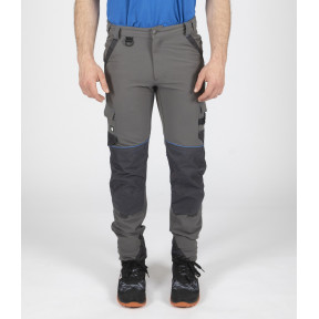 Pantalon de travail SACHA gris/bleu - Nine Worths by North Ways