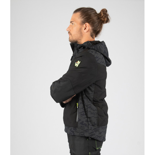 Arbeitsdaunenjacke BERKUS schwarz - Nine Worths by North Ways