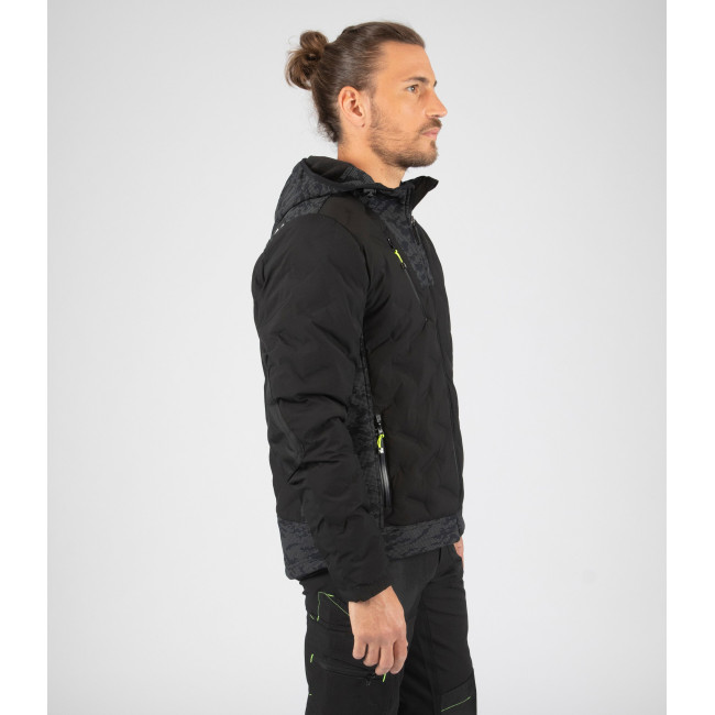 Arbeitsdaunenjacke BERKUS schwarz - Nine Worths by North Ways