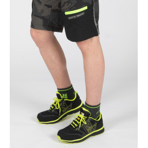 Chaussures de sécurité Justin S1P SRC noir/jaune fluo - Nine Worths by North Ways
