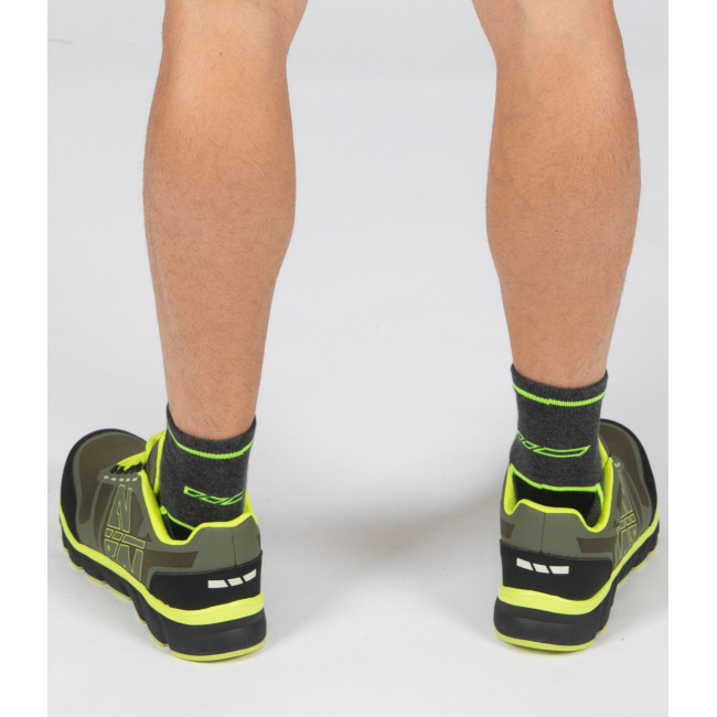 Buty bezpieczeństwa Justin S1P SRC khaki/żółty fluo - Nine Worths by North Ways