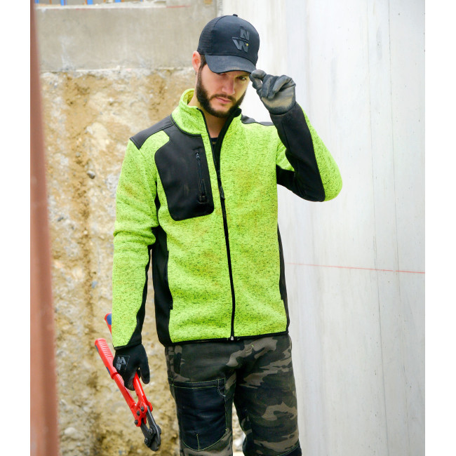 VESTE DE TRAVAIL ARSENAL JAUNE FLUO - Nine Worths by North Ways