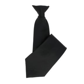Corbata con clip Negra - Patrol Equipement