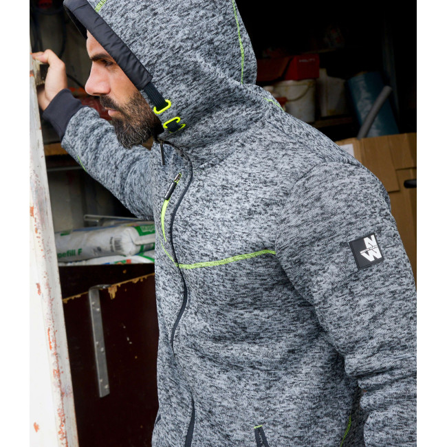 Gilet de travail Botta gris chiné - North Ways