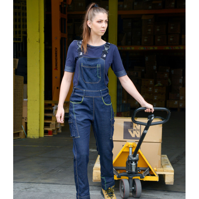 Salopette de travail femme Manea Raw jean - Nine Worths by North Ways