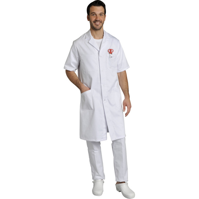 Blouse médicale Homme Blanche OSCAR - SNV