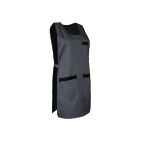 Chasuble professionnelle Gris Nimbus/Noir Femme GLADYS - SNV 