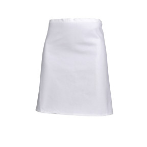 Lot de 5 tabliers Demi Chef Blanc 100% coton - SNV