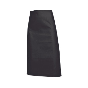 Zestaw 5 fartuchów Demi Chef 85 cm 100% bawełna Czarne - SNV