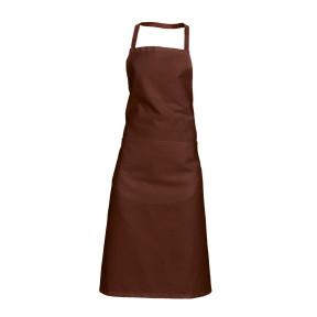 Tablier bavette avec poche Valet bordeaux - SNV