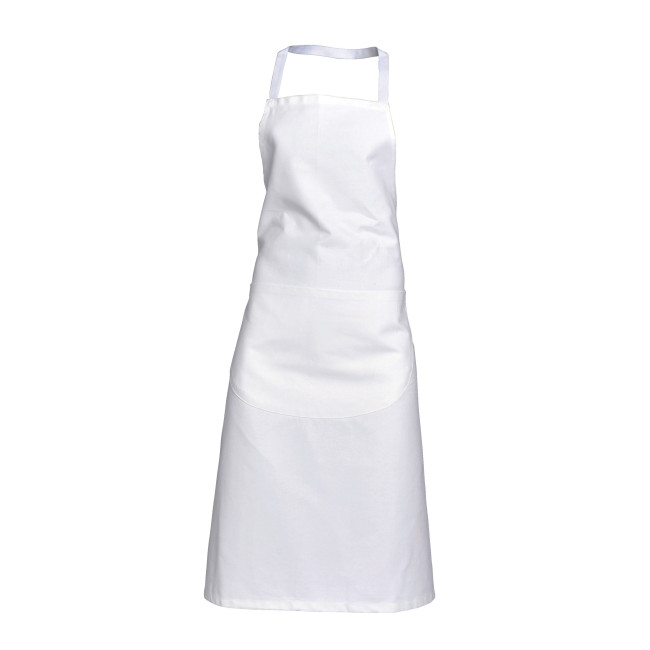 Tablier valet avec poches Blanc - SNV