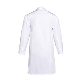 Blouse de travail Blanche à pressions XAVIER - SNV