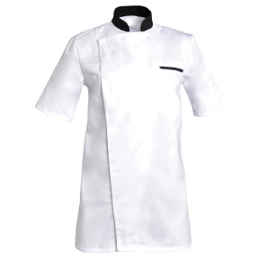 Vest alex korte mouwen cp wit - snv