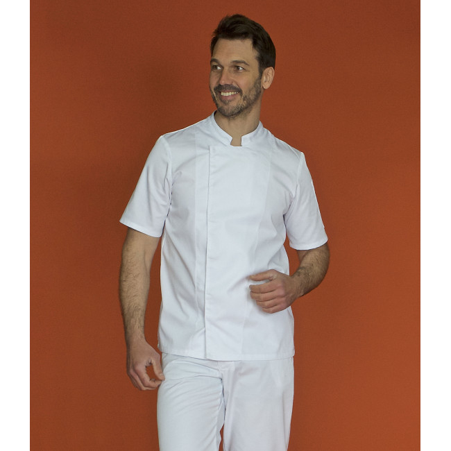 Veste de cuisine Blanche manches courtes COOKIE - SNV
